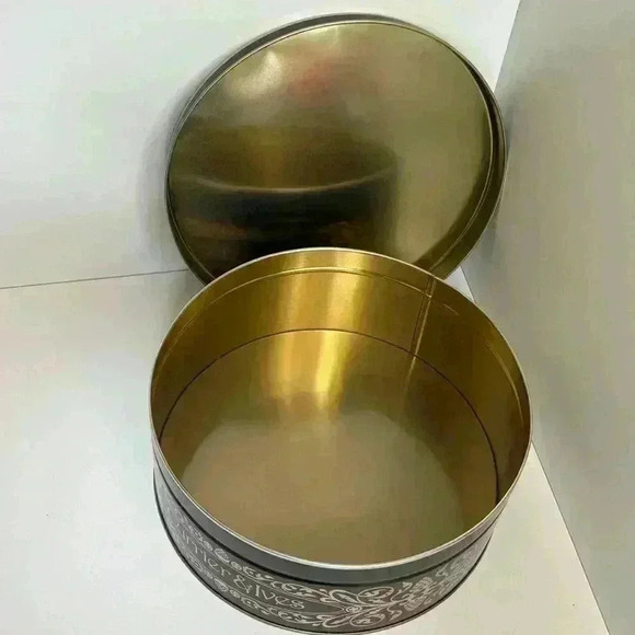 1996 Schwan’s  limited Holiday edition Christmas tin with Currier and Ives print - Picture 4 of 9